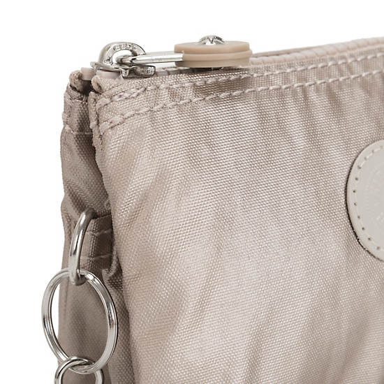 Kipling Creativity Small Metallic Pouch Táska Bézs | HU 2108CT